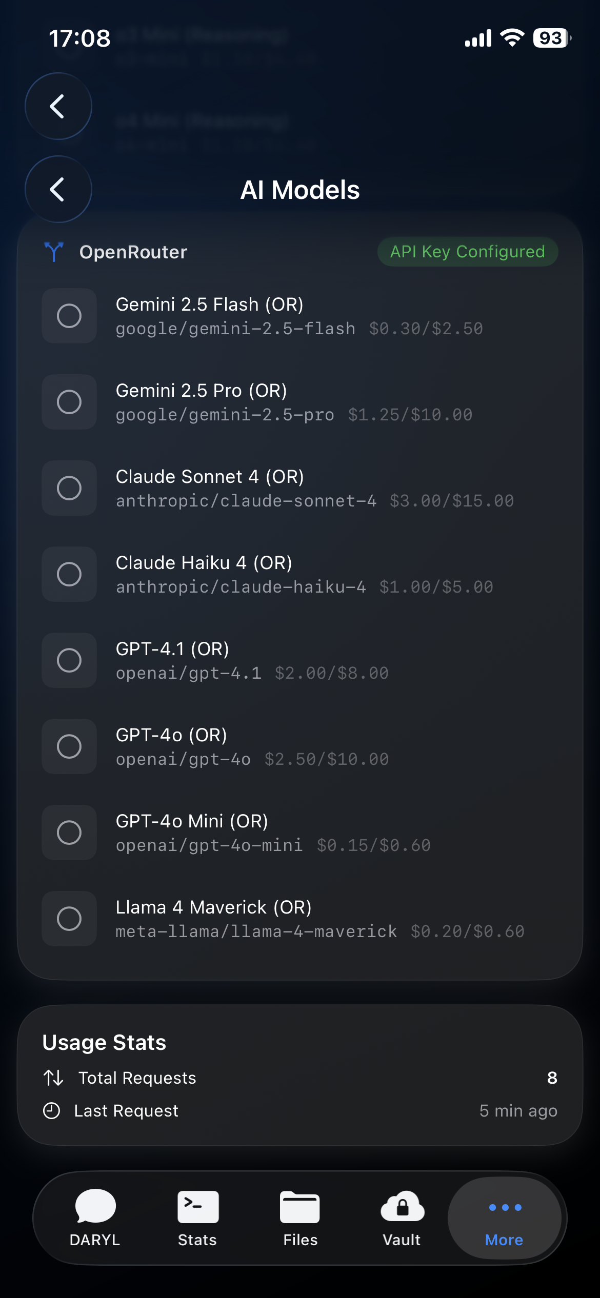 G-Claw model setup — inspect deployment-supported models and provider readiness from one native interface